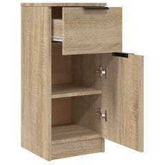 vidaXL Sideboard Sonoma Oak 30x30x70 cm Engineered Wood 5