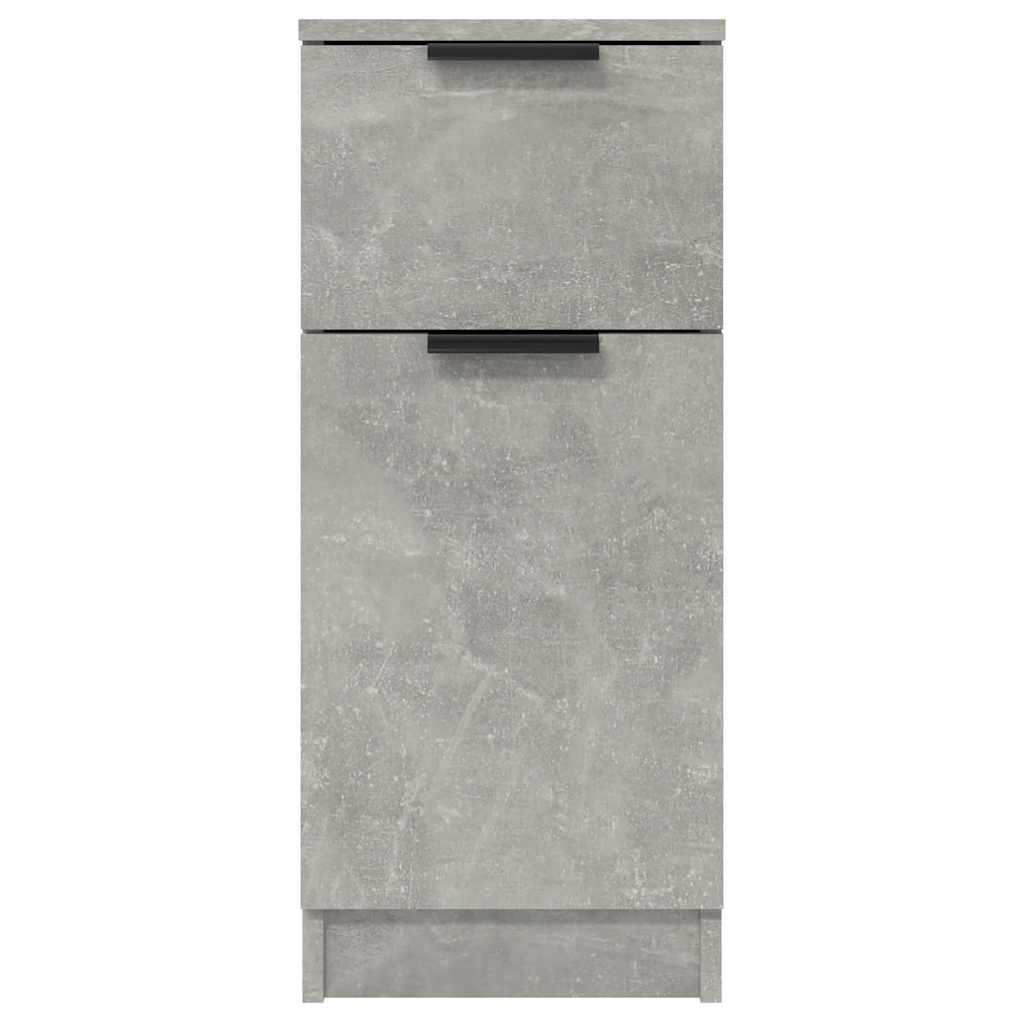 vidaXL Sideboard Concrete Grey 30x30x70 cm Engineered Wood 4