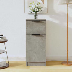 vidaXL Sideboard Concrete Grey 30x30x70 cm Engineered Wood 1