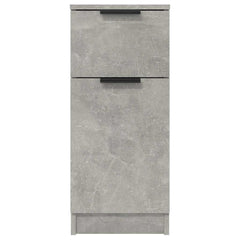 vidaXL Sideboards 2 pcs Concrete Grey 30x30x70 cm Engineered Wood 5