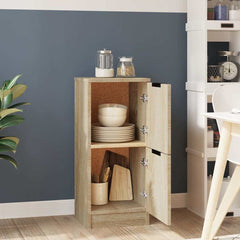 vidaXL Sideboard Sonoma Oak 30x30x70 cm Engineered Wood 3