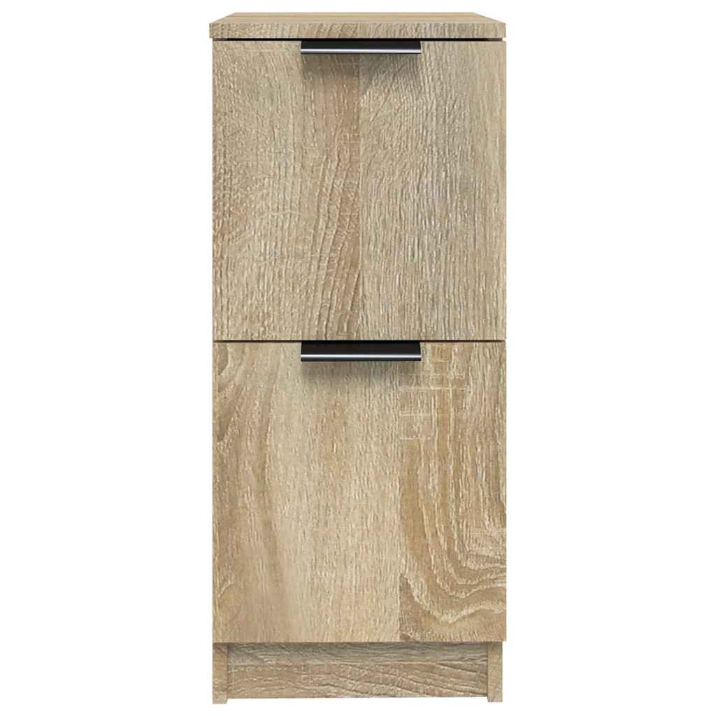 vidaXL Sideboard Sonoma Oak 30x30x70 cm Engineered Wood 4