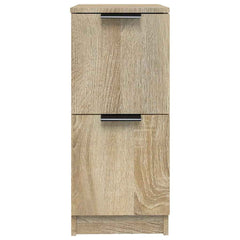 vidaXL Sideboard Sonoma Oak 30x30x70 cm Engineered Wood 4
