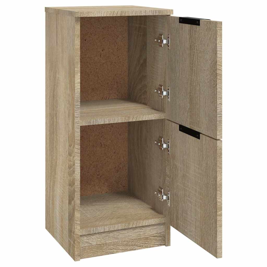 vidaXL Sideboard Sonoma Oak 30x30x70 cm Engineered Wood 5