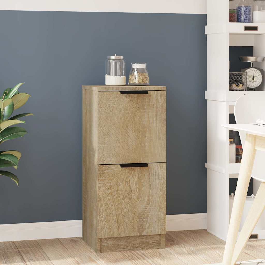 vidaXL Sideboard Sonoma Oak 30x30x70 cm Engineered Wood 1