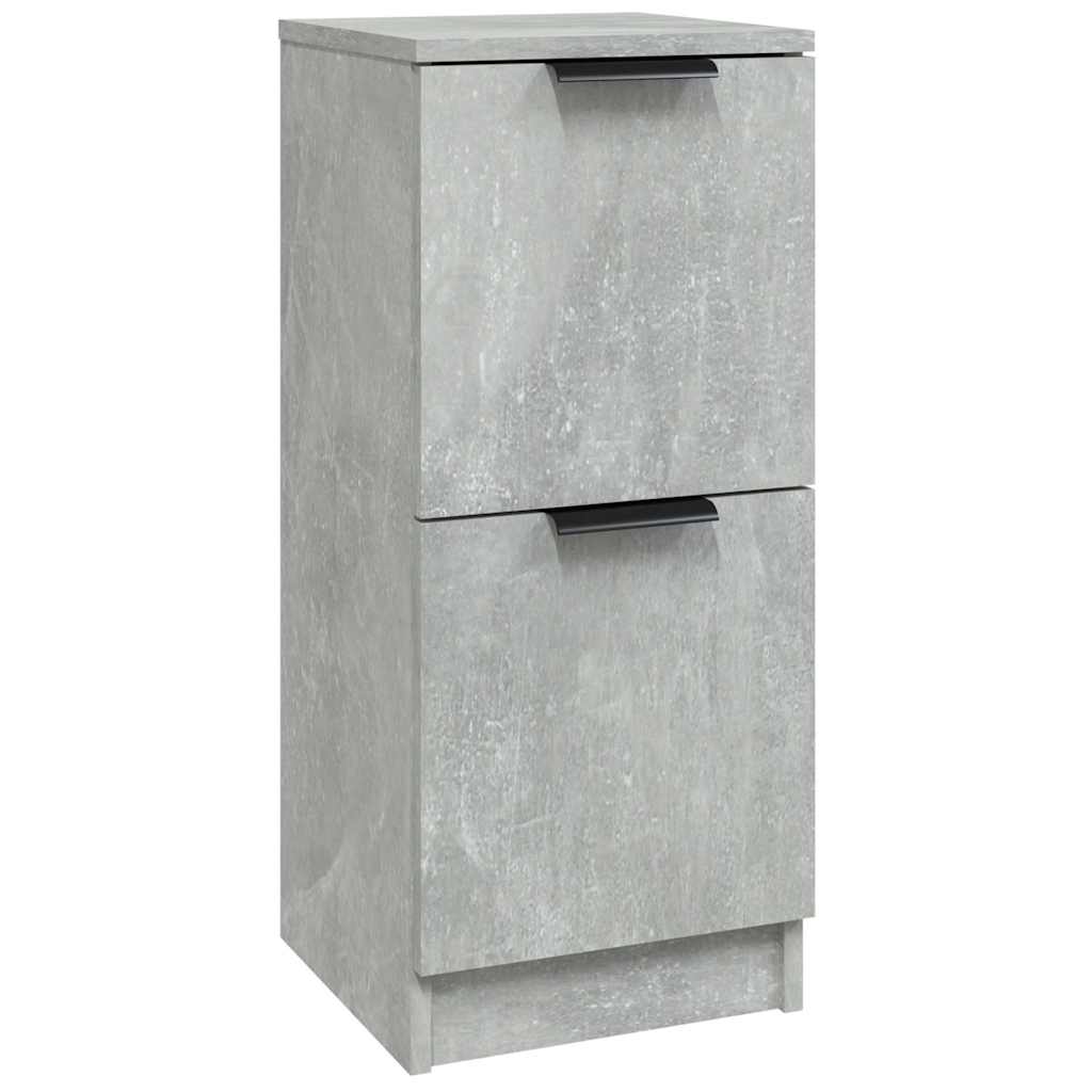 vidaXL Sideboard Concrete Grey 30x30x70 cm Engineered Wood 2