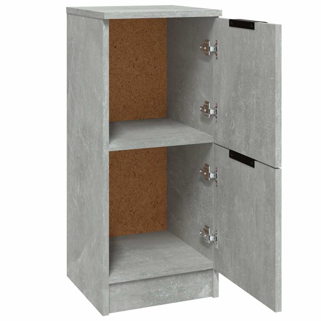 vidaXL Sideboard Concrete Grey 30x30x70 cm Engineered Wood 5