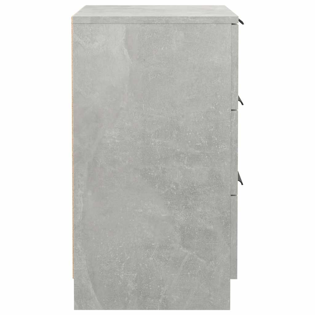 vidaXL Bedside Cabinet Concrete Grey 40x36x65 cm 6