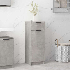 Bathroom Cabinet Engineered Wood in Concrete Grey