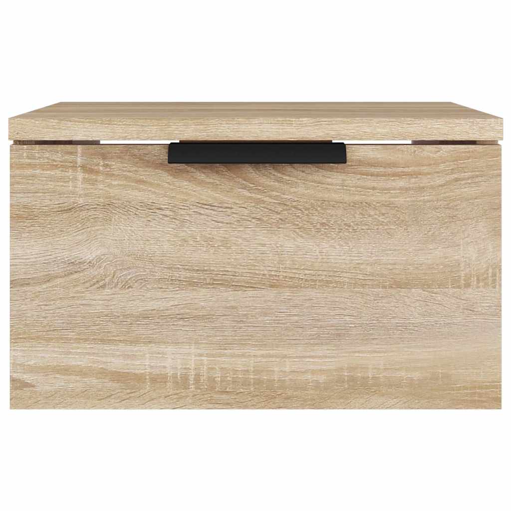 vidaXL Wall-mounted Bedside Cabinets 2 pcs Sonoma Oak 34x30x20 cm 6