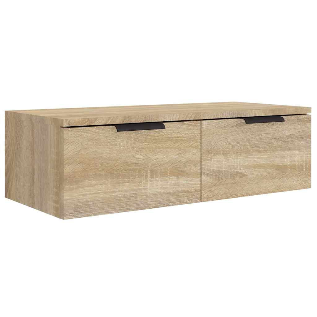 vidaXL Wall Cabinet | Sonoma Oak | Engineered Wood | 68x30x20 cm | Wall Cabinet 2
