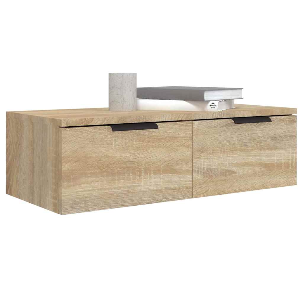 vidaXL Wall Cabinet | Sonoma Oak | Engineered Wood | 68x30x20 cm | Wall Cabinet 4