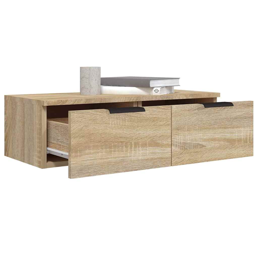 vidaXL Wall Cabinet | Sonoma Oak | Engineered Wood | 68x30x20 cm | Wall Cabinet 5