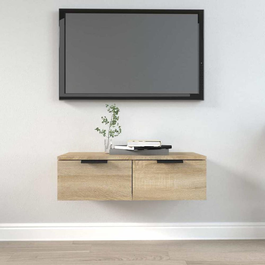 Wall Cabinet Sonoma Oak Engineered Wood