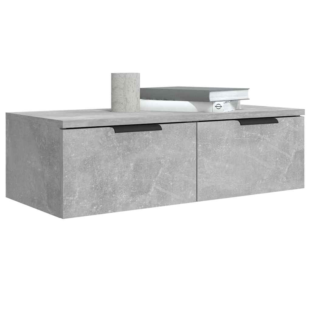 vidaXL Wall Cabinet | Concrete grey | Engineered wood | 68x30x20 cm 4
