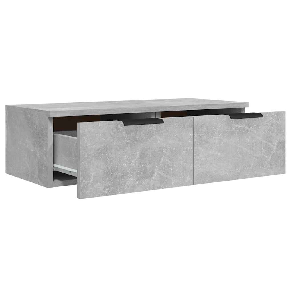 vidaXL Wall Cabinet | Concrete grey | Engineered wood | 68x30x20 cm 6