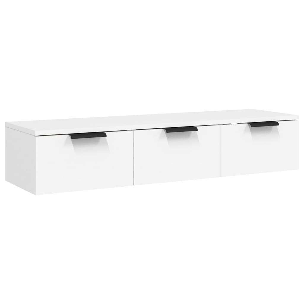 vidaXL Wall Cabinet White 102x30x20 cm Engineered Wood 2