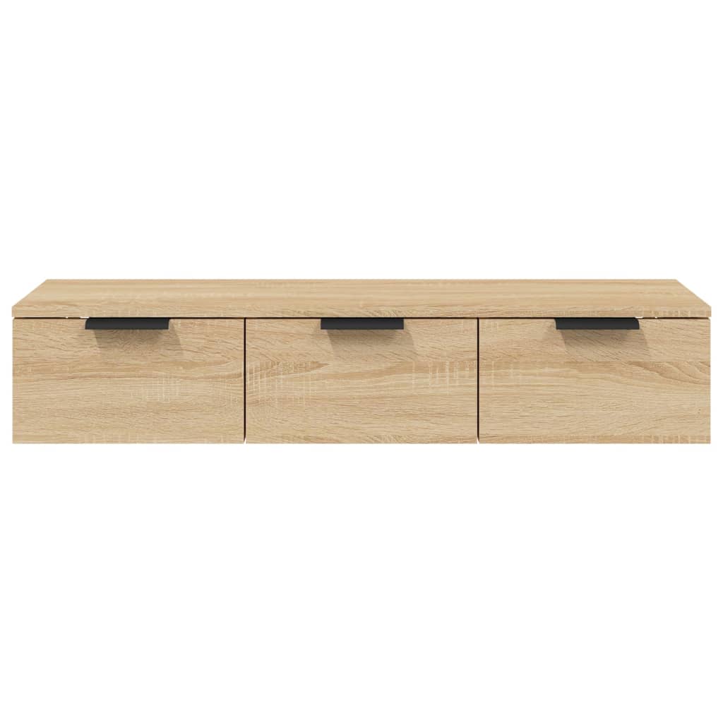 vidaXL Wall Cabinet Sonoma Oak 102x30x20 cm Engineered Wood 5