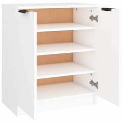 vidaXL Shoe Cabinet | White | Engineered Wood | Medium | Shoe Cabinet 5