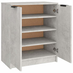 vidaXL Shoe Cabinet | Concrete Grey | Engineered Wood | Medium | Cabinet 5