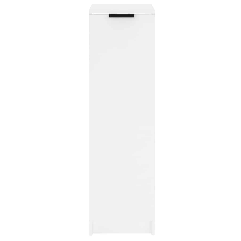 vidaXL Shoe Cabinet White 30x35x100 cm Engineered Wood 5