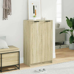 vidaXL Shoe Cabinet | Sonoma Oak | Engineered Wood | Medium | Shoe Cabinet 3