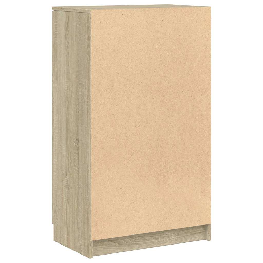vidaXL Shoe Cabinet | Sonoma Oak | Engineered Wood | Medium | Shoe Cabinet 6