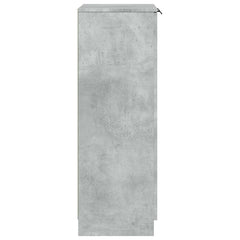 vidaXL Shoe Cabinet | Concrete grey | Engineered wood | Medium | Shoe Cabinet 5