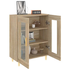 vidaXL Sideboard Sonoma Oak 69.5x34x90 cm Engineered Wood 4