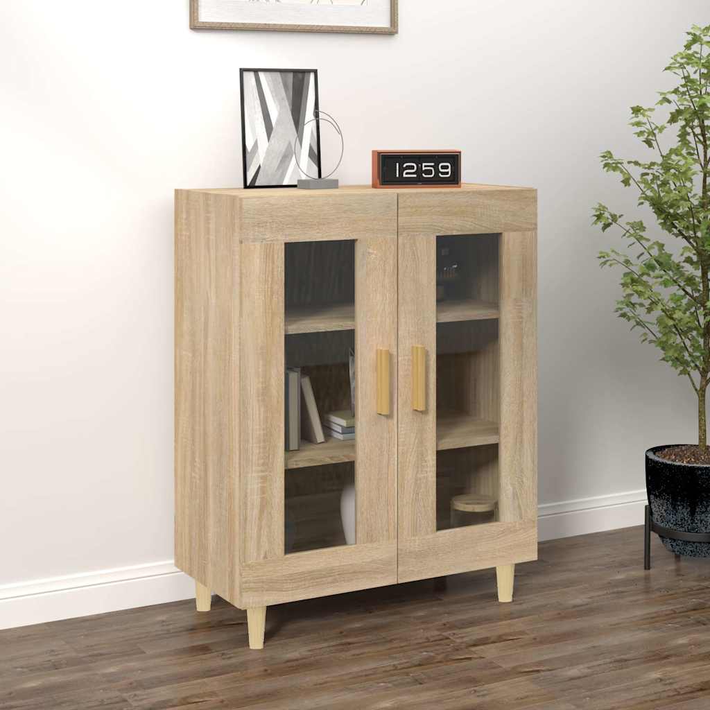 vidaXL Sideboard Sonoma Oak 69.5x34x90 cm Engineered Wood 1