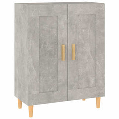 vidaXL Sideboard Concrete Grey 69.5x34x90 cm Engineered Wood 2