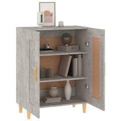 vidaXL Sideboard Concrete Grey 69.5x34x90 cm Engineered Wood 4