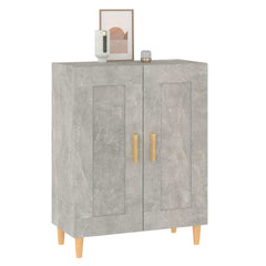 vidaXL Sideboard Concrete Grey 69.5x34x90 cm Engineered Wood 5