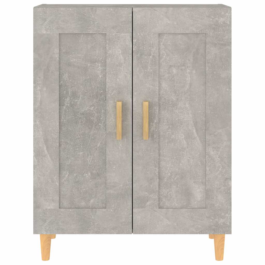 vidaXL Sideboard Concrete Grey 69.5x34x90 cm Engineered Wood 6
