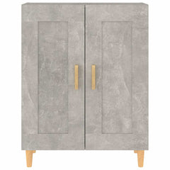 vidaXL Sideboard Concrete Grey 69.5x34x90 cm Engineered Wood 6