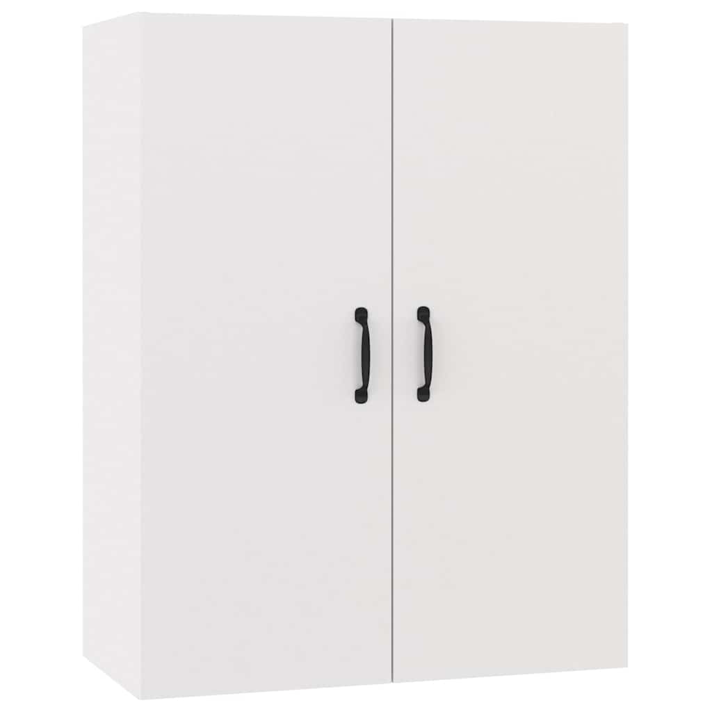 Hanging Cabinet White Engineered Wood, image 2