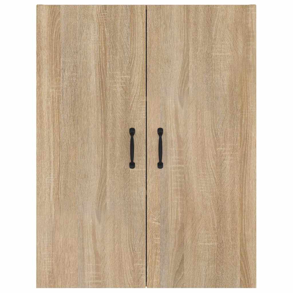 vidaXL Hanging Cabinet Sonoma Oak 69,5x34x90 cm Engineered Wood 6