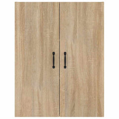 vidaXL Hanging Cabinet Sonoma Oak 69,5x34x90 cm Engineered Wood 6