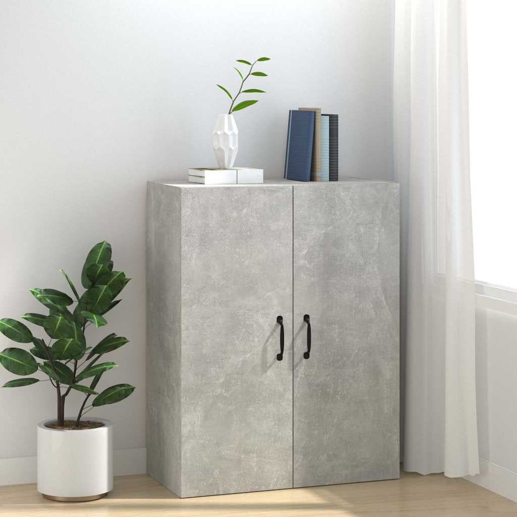 vidaXL Hanging Cabinet Concrete Grey 69,5x34x90 cm Engineered Wood 3