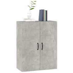 vidaXL Hanging Cabinet Concrete Grey 69,5x34x90 cm Engineered Wood 4