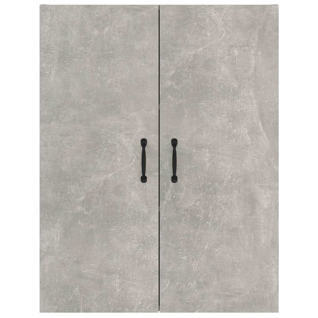 vidaXL Hanging Cabinet Concrete Grey 69,5x34x90 cm Engineered Wood 6