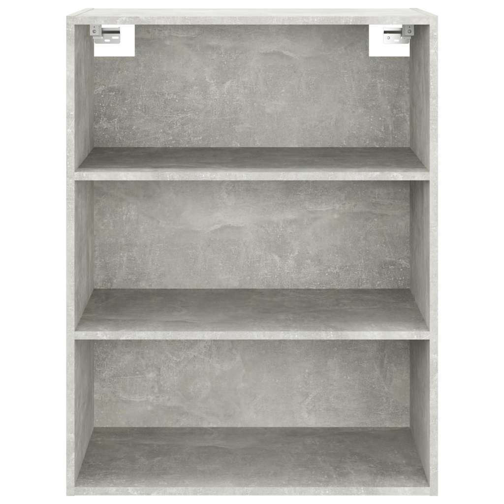 812316 vidaXL Hanging Wall Cabinet Concrete Grey 69,5x32,5x90 cm 4