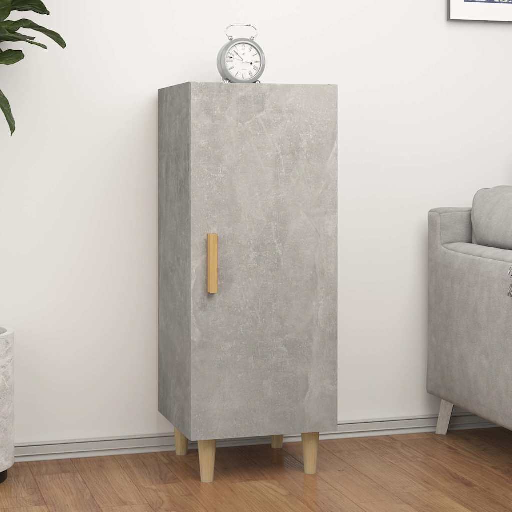 Sideboard 34,5x34x90 cm Engineered Wood Concrete grey