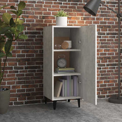 vidaXL Sideboard Concrete Grey 34.5x34x90 cm Engineered Wood 3