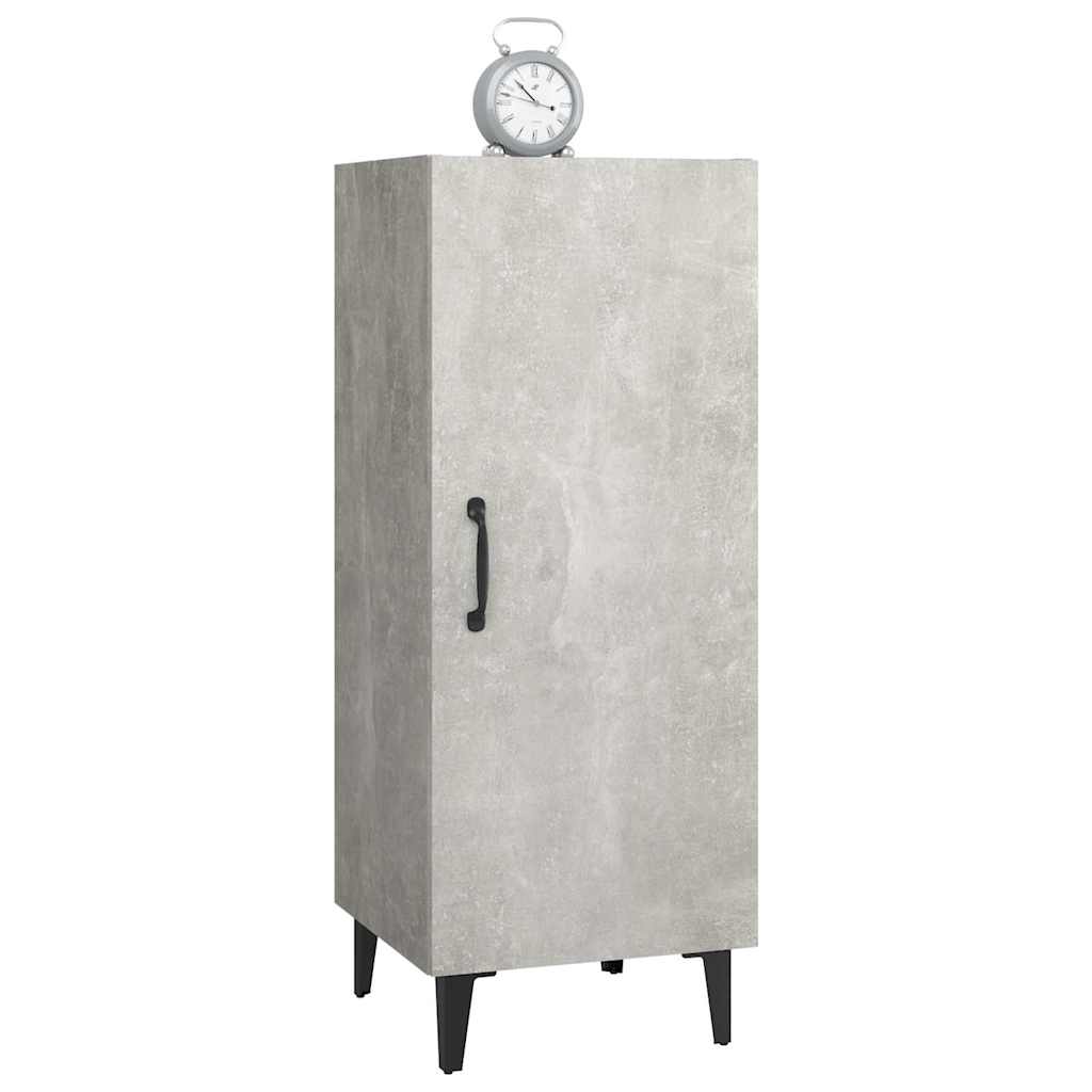 vidaXL Sideboard Concrete Grey 34.5x34x90 cm Engineered Wood 5