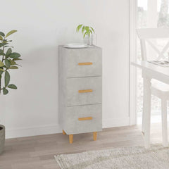 vidaXL Sideboard Concrete Grey 34.5x34x90 cm Engineered Wood 1