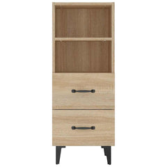 vidaXL Sideboard Sonoma Oak 34.5x34x90 cm Engineered Wood 6