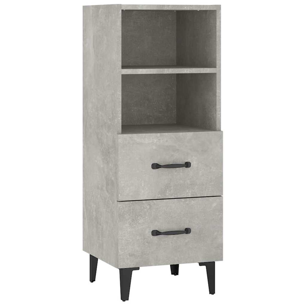 vidaXL Sideboard | Concrete grey | Engineered wood | Medium | Sideboard 2