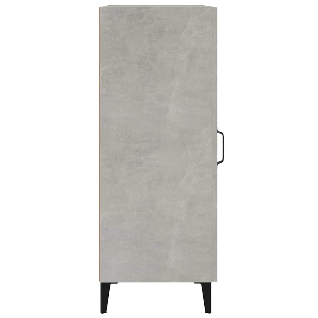 vidaXL Sideboard | Concrete Grey | Engineered Wood | Compact | Sideboard 6