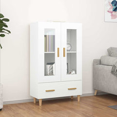 Highboard 70x31x115 cm Engineered Wood White